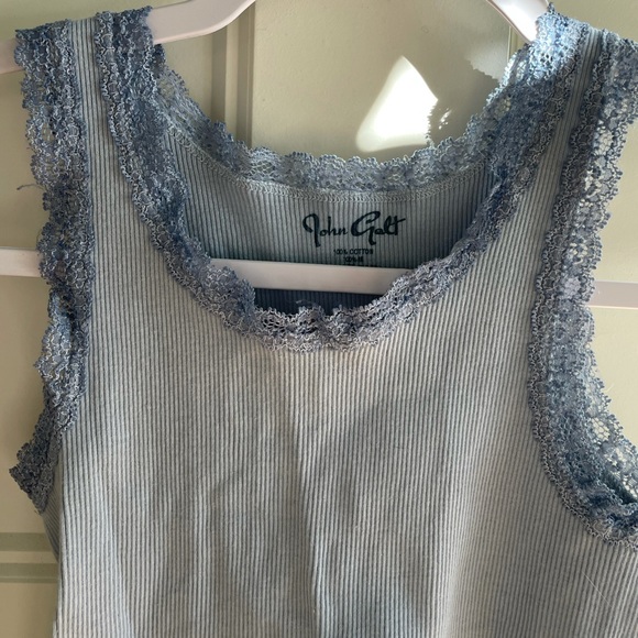 brandy mellvile blue tank top - Picture 2 of 3